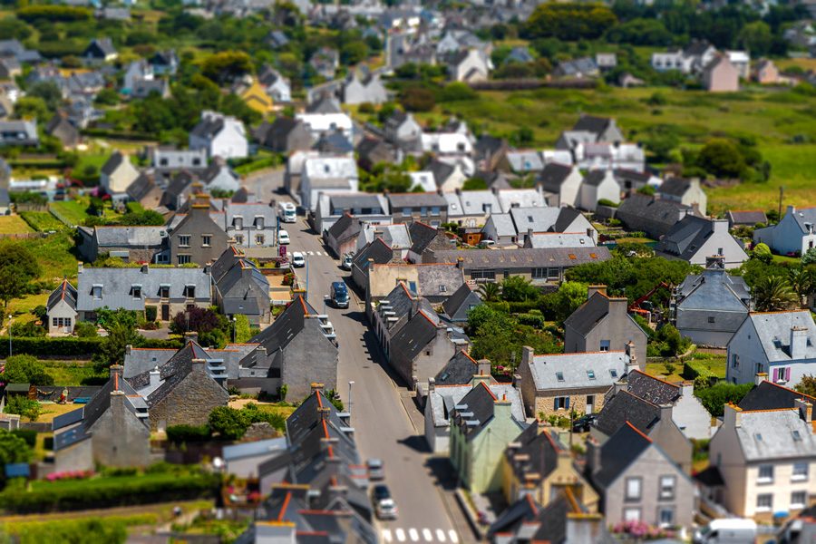 Miniature model village